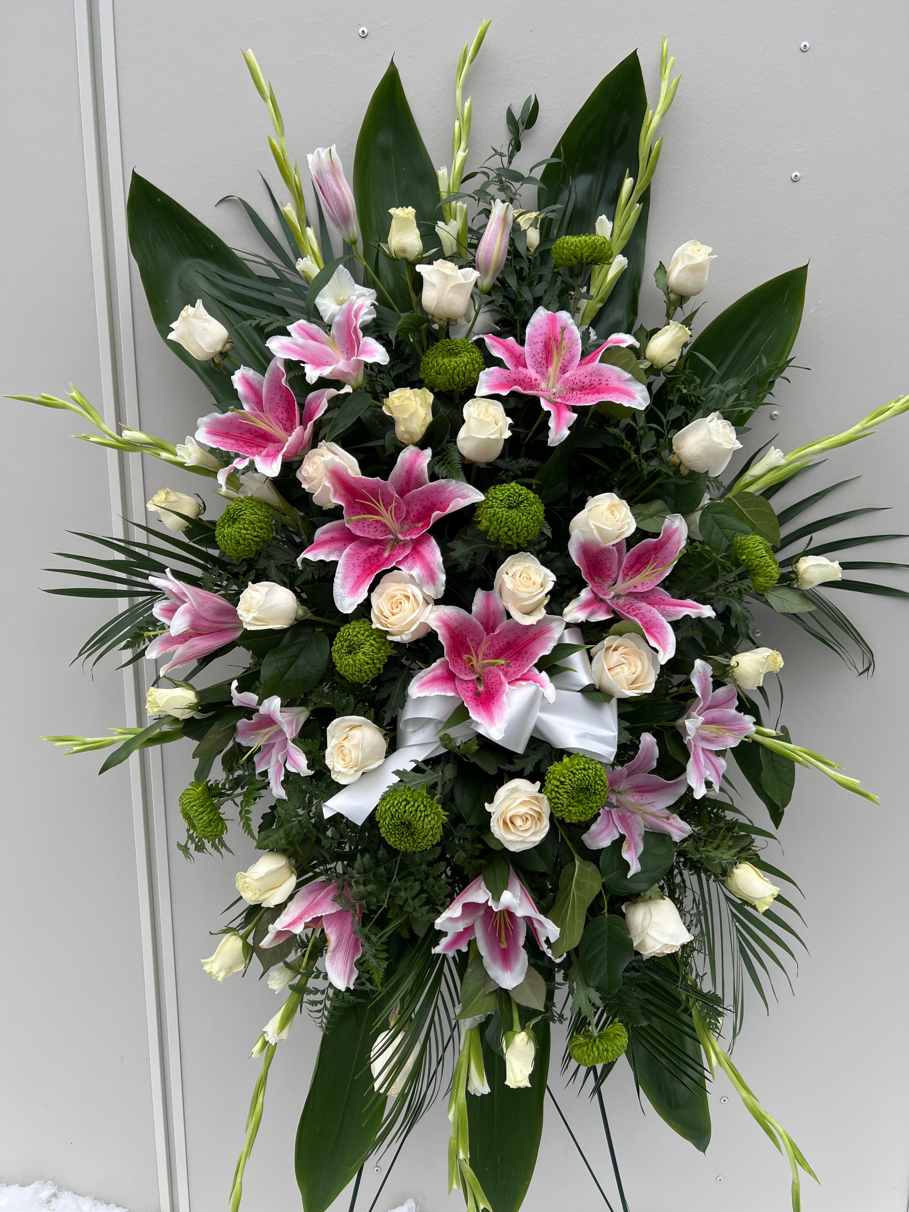Pink Peach and Green