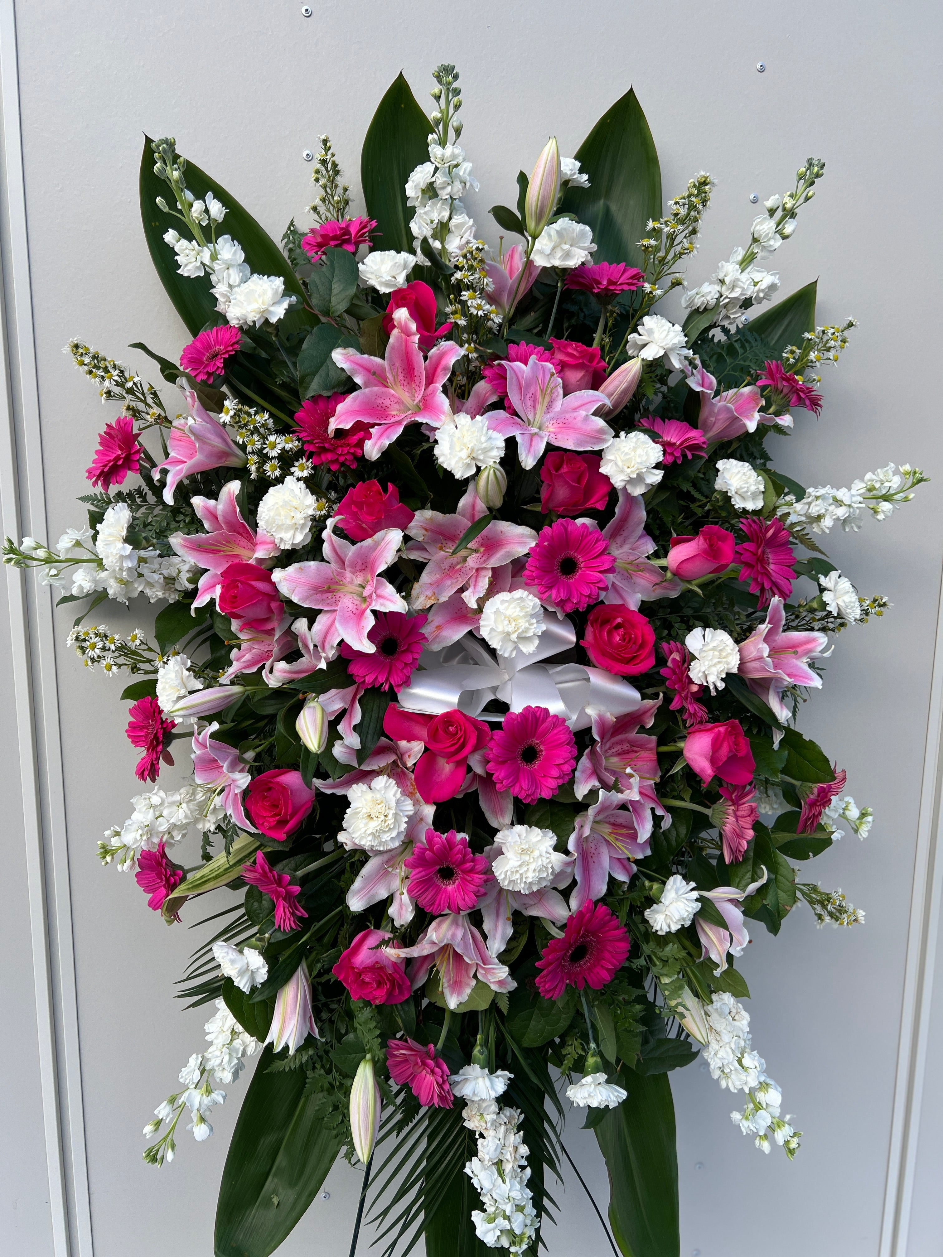 Large Pink and White