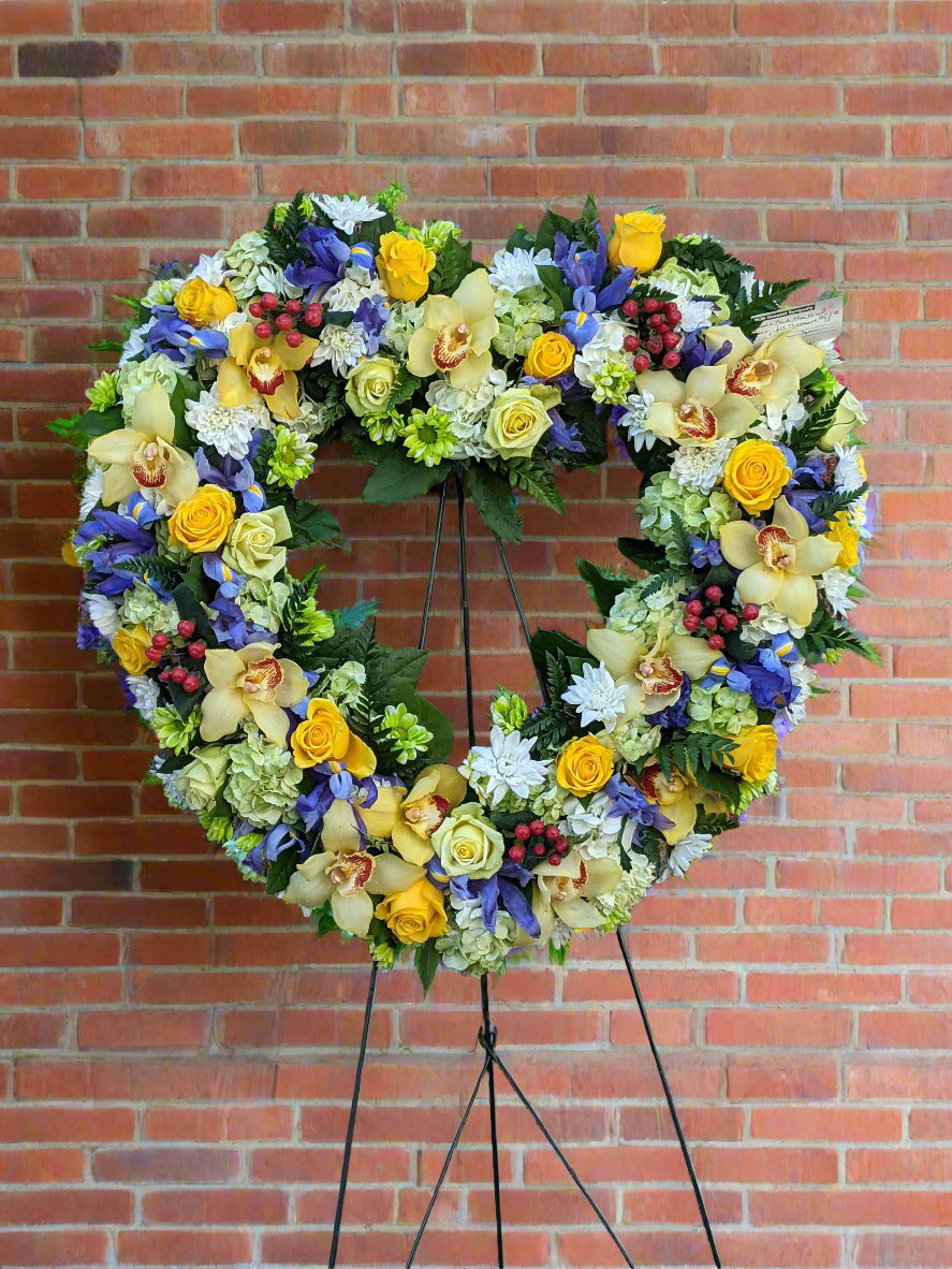 Spring Themed Open Heart